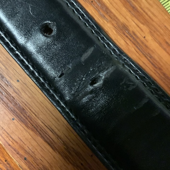 Dockers black leather belt 32-26 - Picture 5 of 5